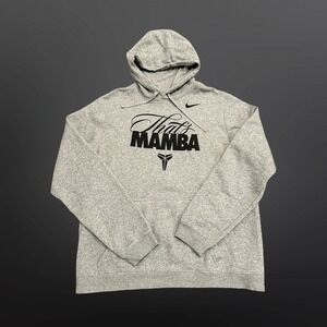 Nike "That's Mamba" Kobe Bryant Hoodie Gray Mens XL Sweatshirt Pullover